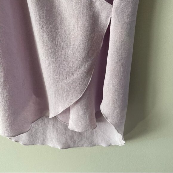 𝅺aritzia Wilfred Japanese Crepe Crisscross Too Purple XXS - Picture 5 of 6